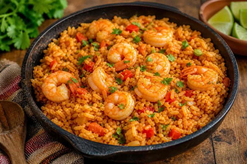 Arroz con Camarones