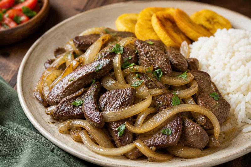 Liver with Onions (Hígado Encebollado)