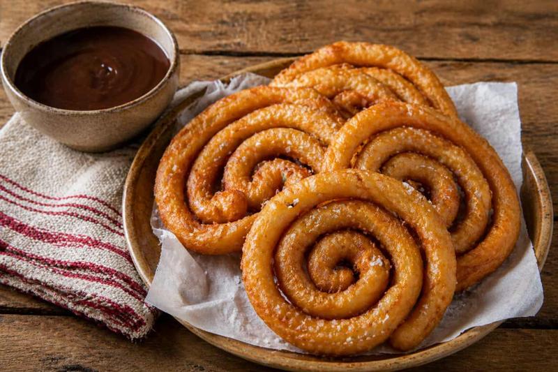 Tejeringos (Spanish Fried Dough Spirals)